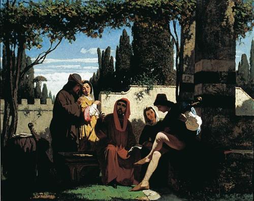 Vincenzo Cabianca I novellieri fiorentini del XIV secolo Sweden oil painting art